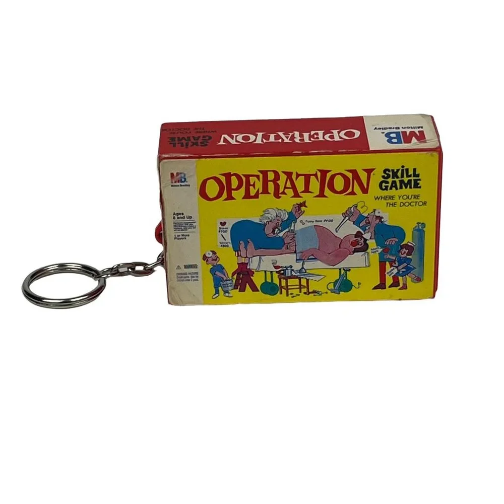 Vintage Hasbro 1998 Electronic Operation Skill Game Keychain